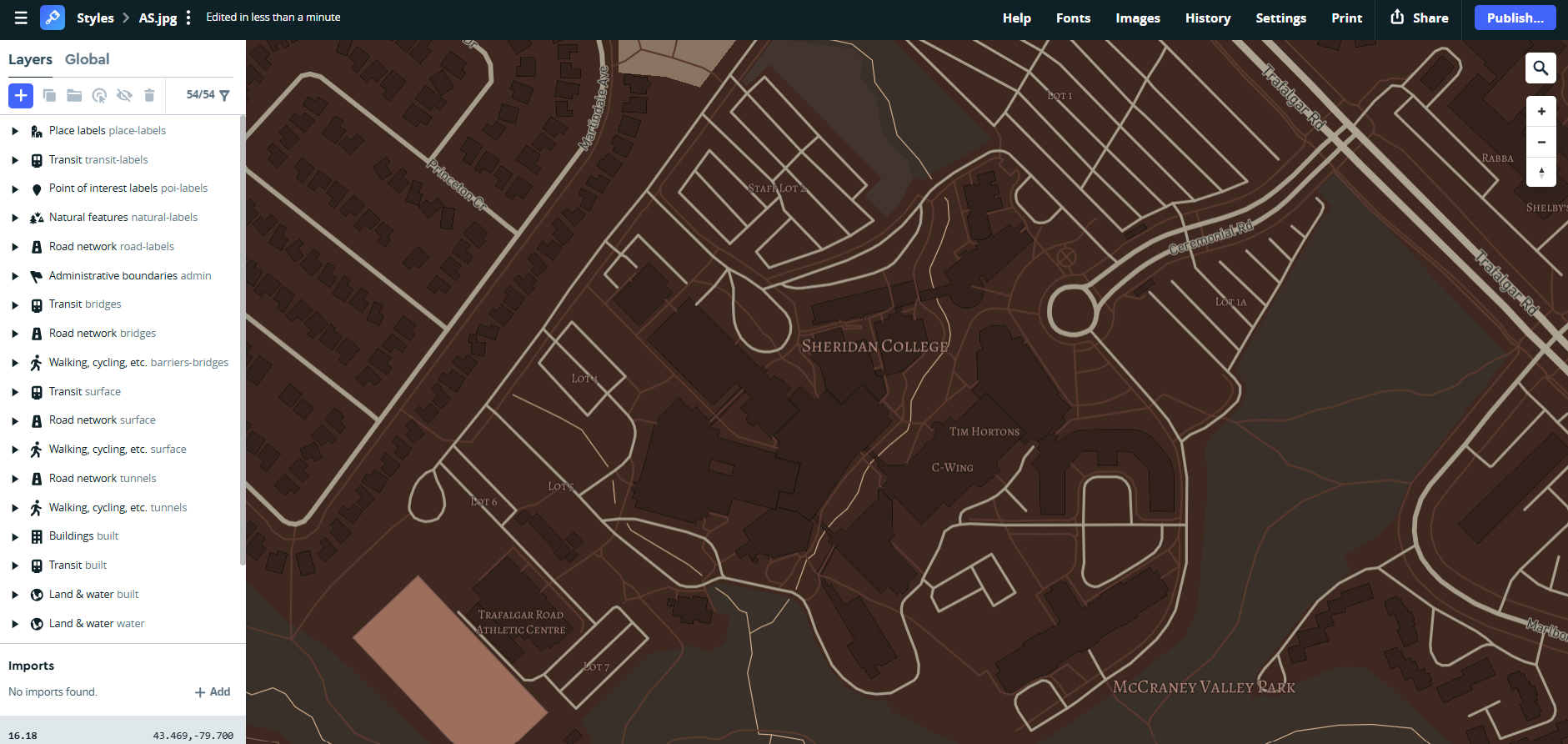 Using the second image of the AS building, this was the style it generated with slight adjustments.