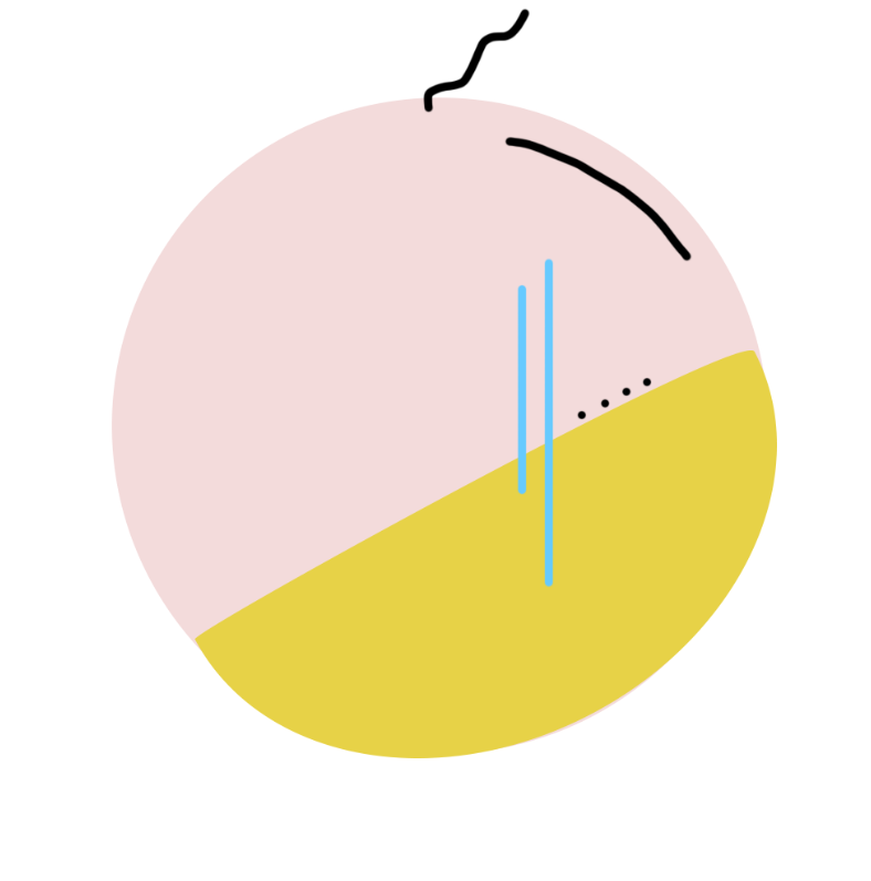 This is an iteration of data portraits (not mine). Compared to Illustrator, I felt like I had more freedom drawing the lines ontop of the main image.