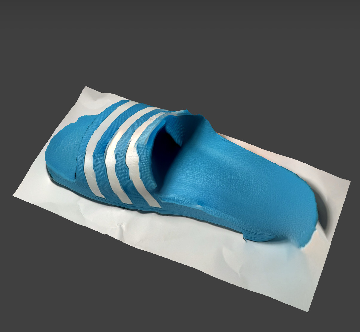 Another object I scanned was my slipper. It has no personal significance, but it was meant to represent how much of a homebody I am. Everywhere in the house, this is what will always accompany my feet.