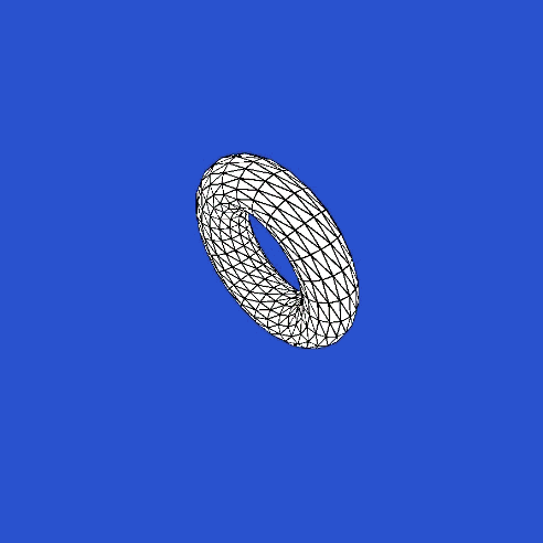 After going through each sketch, I thought it would be interesting to replace the ellipses shape with a geometric shape. In order to do that, I needed to add the WEBGL to the canvas setup for the shape to load properly. The torus would expand depending on the frequency of the sound.